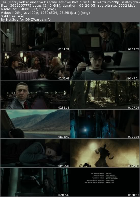 Harry Potter and the Deathly Hallows Part 1 (2010) REPACK m720p BluRay x264-BiRD Harry Potter and the Deathly Hallows Part 1 (2010) REPACK m720p BluRay x264-BiRD