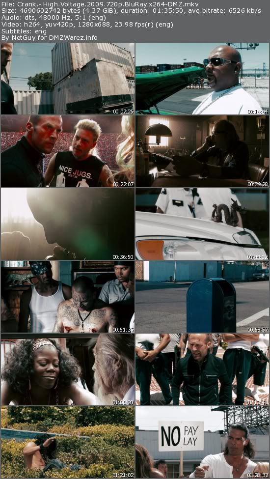 Crank: High Voltage (2009) 720p BluRay x264-DMZ Crank: High Voltage (2009) 720p BluRay x264-DMZ