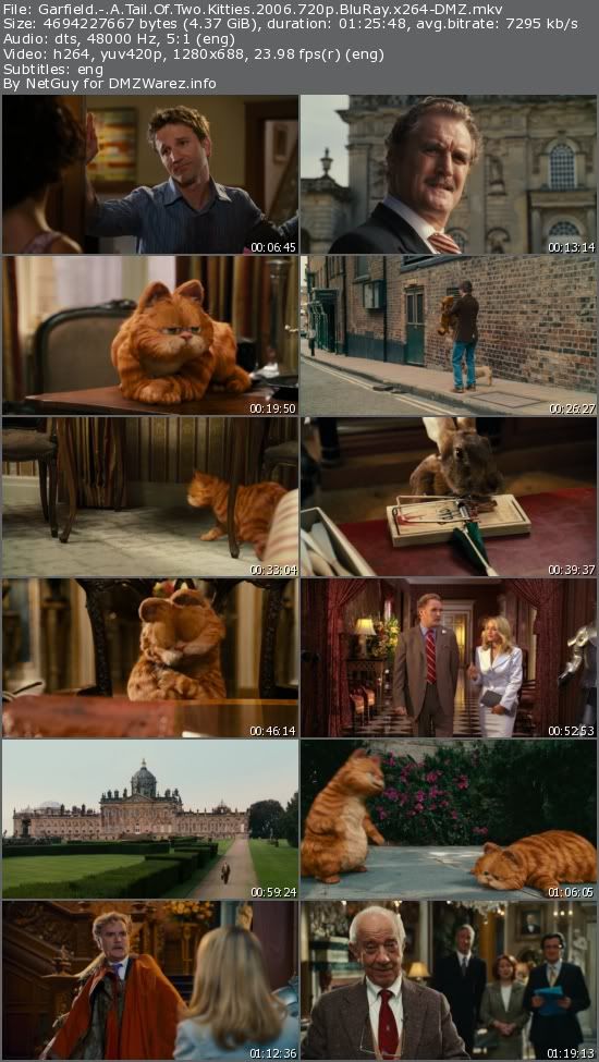 Garfield: A Tail Of Two Kitties (2006) 720p BluRay x264-DMZ Garfield: A Tail Of Two Kitties (2006) 720p BluRay x264-DMZ