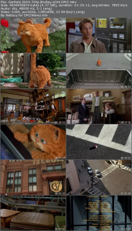 Garfield (2004) 720p BluRay x264-DMZ Garfield (2004) 720p BluRay x264-DMZ