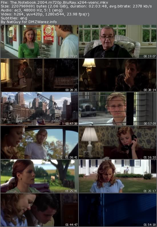 The Notebook (2004) m720p BluRay x264-vsenc The Notebook (2004) m720p BluRay x264-vsenc