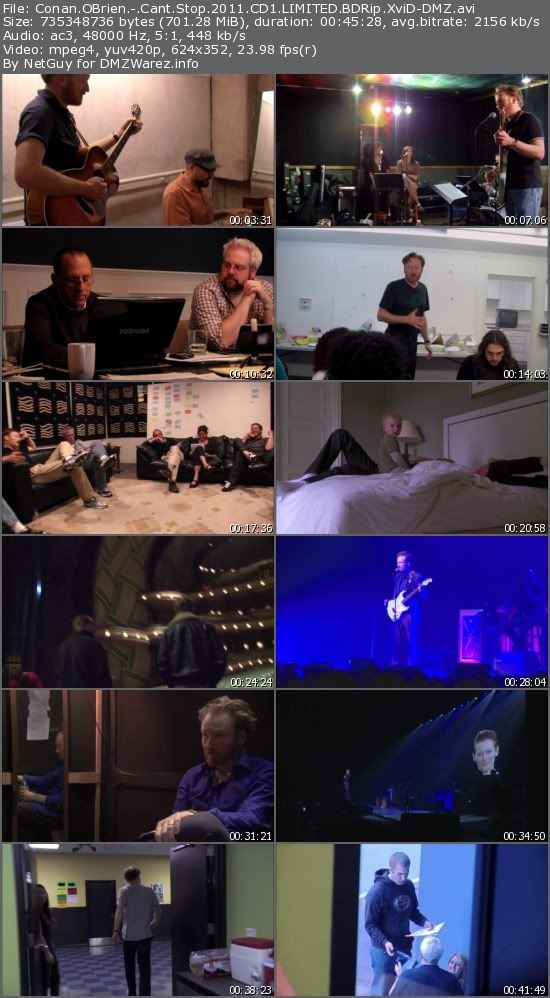 Conan OBrien Cant Stop (2011) LIMITED BDRip XviD-DMZ Conan OBrien Cant Stop (2011) LIMITED BDRip XviD-DMZ