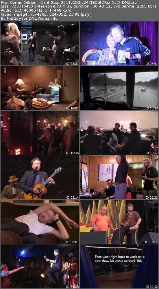 Conan OBrien Cant Stop (2011) LIMITED BDRip XviD-DMZ Conan OBrien Cant Stop (2011) LIMITED BDRip XviD-DMZ