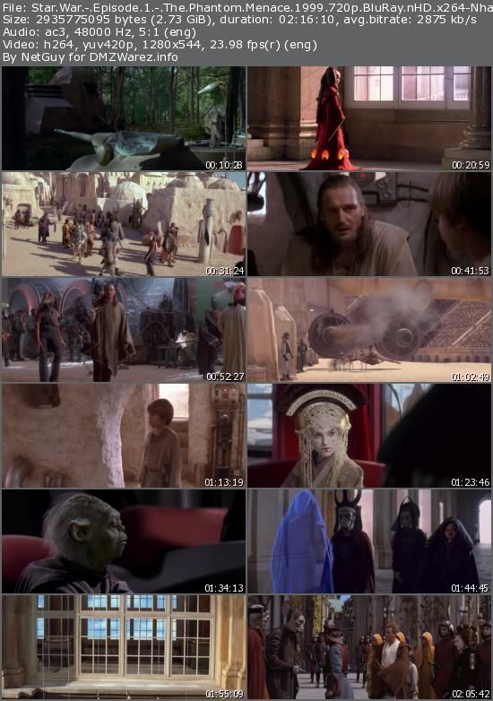 Star War: Episode 1 - The Phantom Menace (1999) 720p BluRay nHD x264-NhaNc3 Star War: Episode 1 - The Phantom Menace (1999) 720p BluRay nHD x264-NhaNc3
