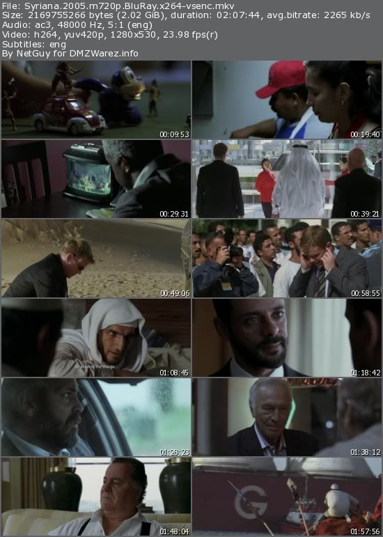 Syriana (2005) m720p BluRay x264-vsenc Syriana (2005) m720p BluRay x264-vsenc