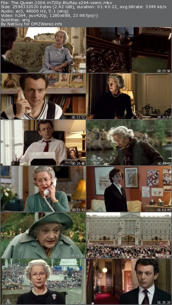 The Queen (2006) m720p BluRay x264-vsenc The Queen (2006) m720p BluRay x264-vsenc