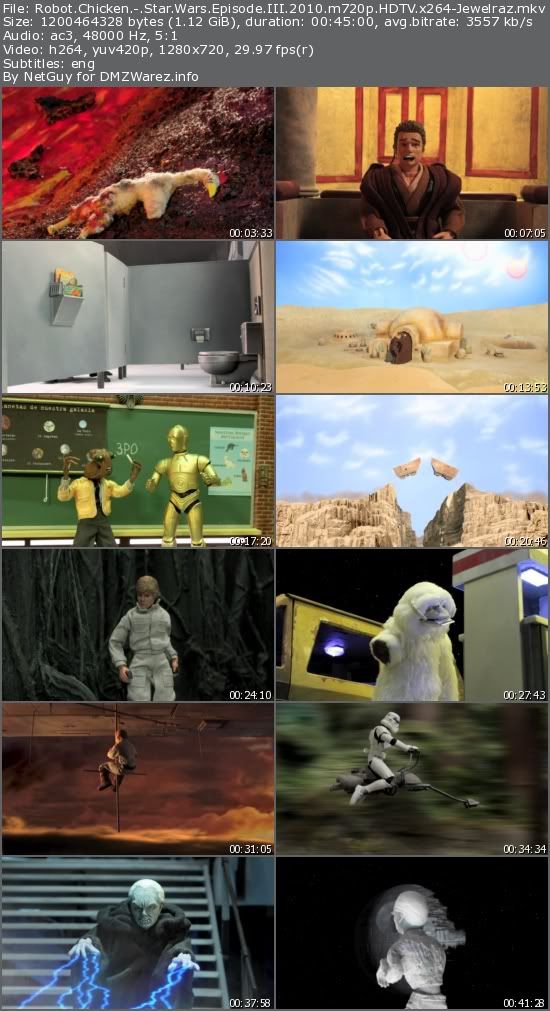 Robot Chicken: Star Wars Episode III (2010) m720p HDTV x264-Jewelraz Robot Chicken: Star Wars Episode III (2010) m720p HDTV x264-Jewelraz
