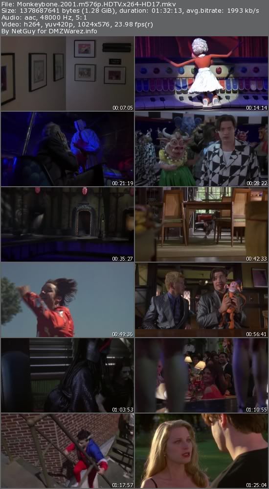 Monkeybone (2001) m576p HDTV x264-HD17 Monkeybone (2001) m576p HDTV x264-HD17