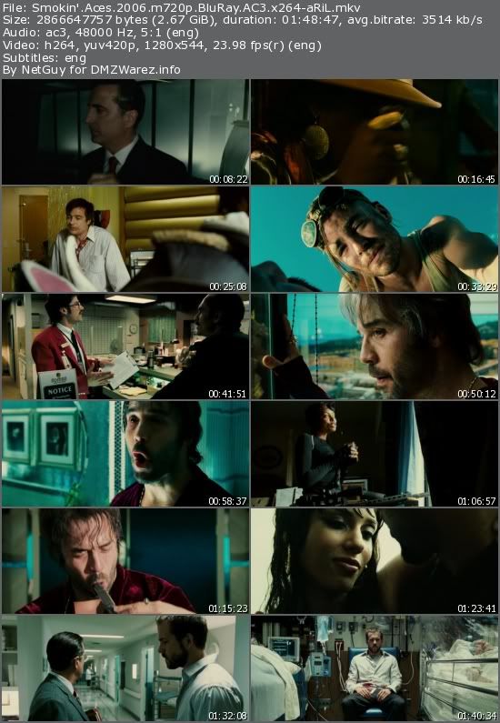Smokin Aces (2006) m720p BluRay AC3 x264-aRiL Smokin Aces (2006) m720p BluRay AC3 x264-aRiL