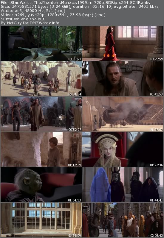 Star Wars: The Phantom Menace (1999) m-720p BDRip x264-SC4R Star Wars: The Phantom Menace (1999) m-720p BDRip x264-SC4R