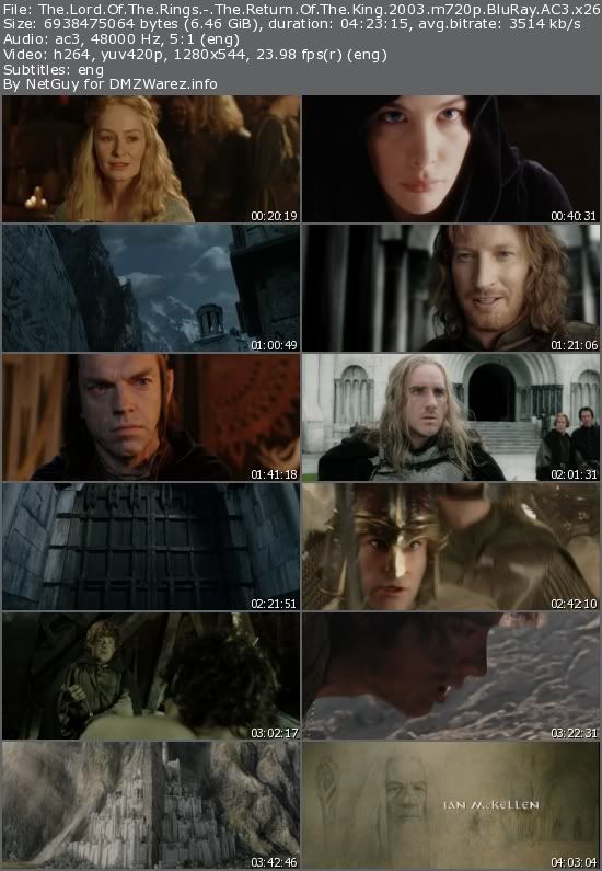 The Lord Of The Rings: The Return Of The King (2003) m720p BluRay AC3 x264-aRiL The Lord Of The Rings: The Return Of The King (2003) m720p BluRay AC3 x264-aRiL