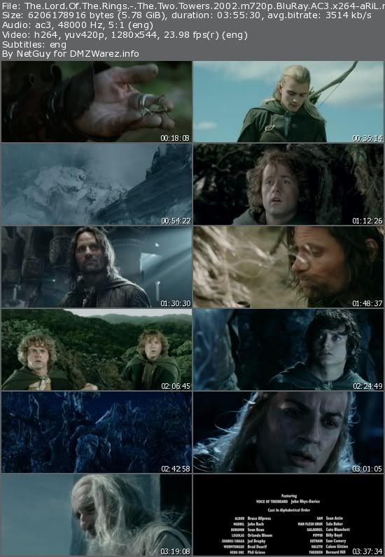 The Lord Of The Rings: The Two Towers (2002) m720p BluRay AC3 x264-aRiL The Lord Of The Rings: The Two Towers (2002) m720p BluRay AC3 x264-aRiL