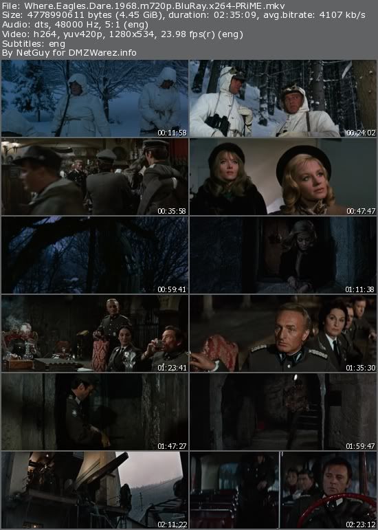 Where Eagles Dare (1968) m720p BluRay x264-PRiME Where Eagles Dare (1968) m720p BluRay x264-PRiME
