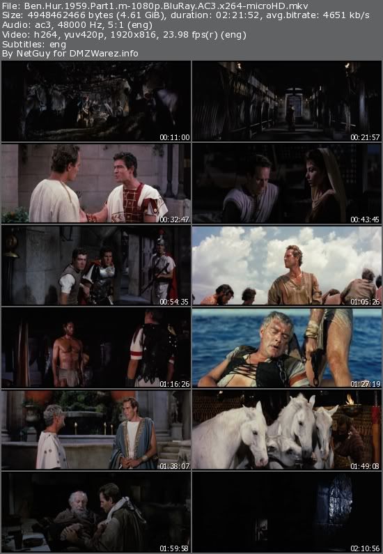 Ben Hur (1959) m-1080p BluRay AC3 x264-microHD Ben Hur (1959) m-1080p BluRay AC3 x264-microHD