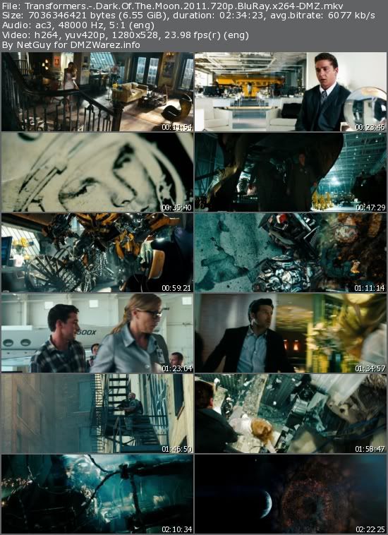 Transformers: Dark Of The Moon (2011) 720p BluRay x264-DMZ Transformers: Dark Of The Moon (2011) 720p BluRay x264-DMZ