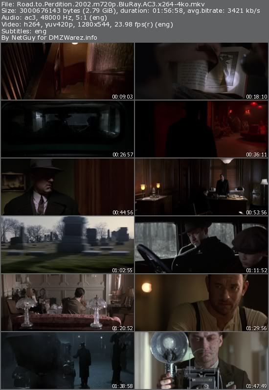 Road to Perdition (2002) m720p BluRay AC3 x264-4ko Road to Perdition (2002) m720p BluRay AC3 x264-4ko
