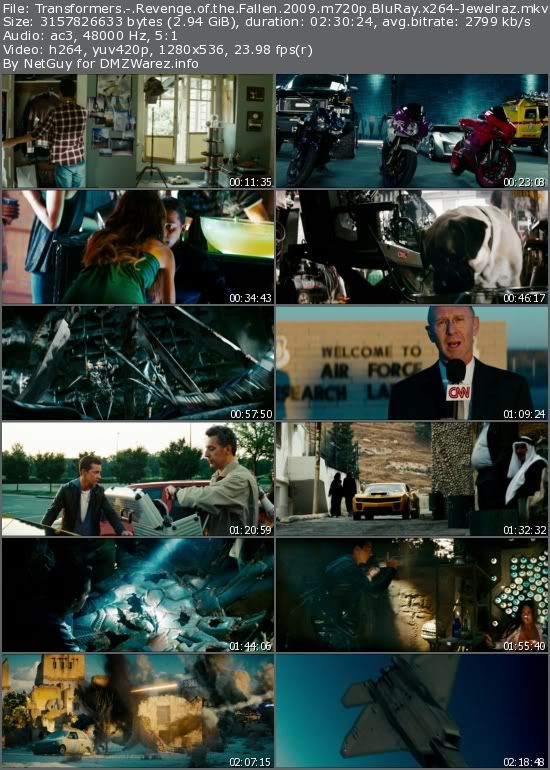 Transformers: Revenge of the Fallen (2009) m720p BluRay x264-Jewelraz Transformers: Revenge of the Fallen (2009) m720p BluRay x264-Jewelraz