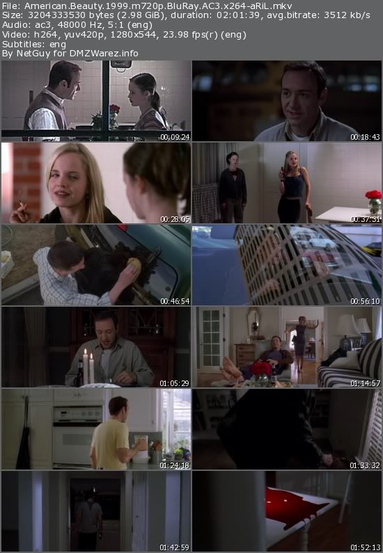 American Beauty (1999) m720p BluRay AC3 x264-aRiL American Beauty (1999) m720p BluRay AC3 x264-aRiL