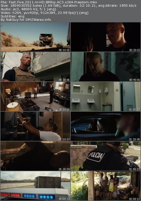Fast Five (2011) m-HD BRRip AC3 x264-freedom Fast Five (2011) m-HD BRRip AC3 x264-freedom