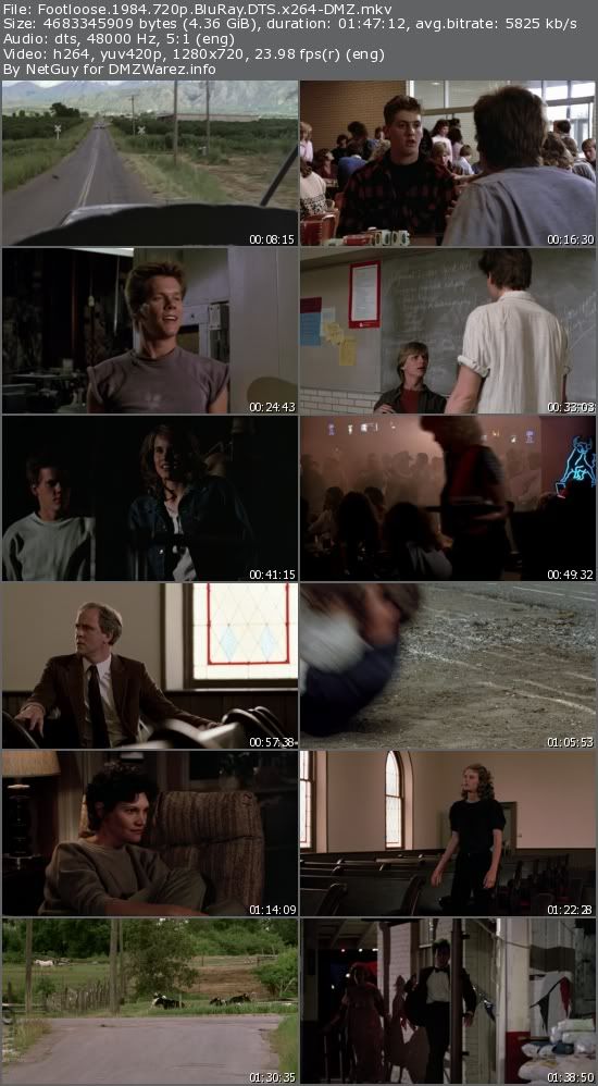 Footloose (1984) 720p BluRay DTS x264-DMZ Footloose (1984) 720p BluRay DTS x264-DMZ