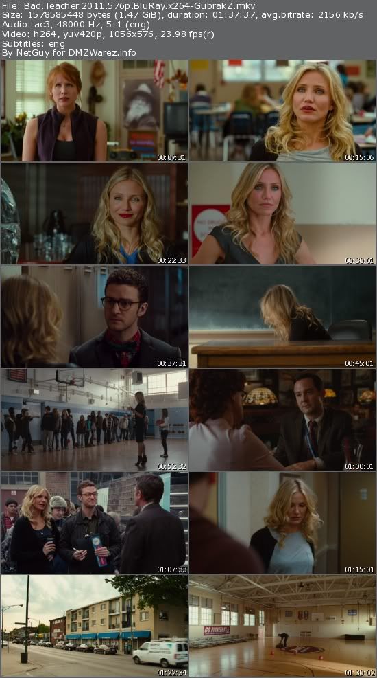 Bad Teacher (2011) 576p BluRay x264-GubrakZ Bad Teacher (2011) 576p BluRay x264-GubrakZ