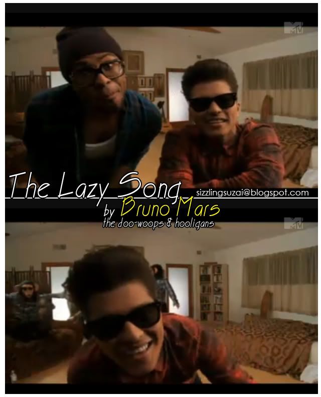 bruno mars,the lazy song