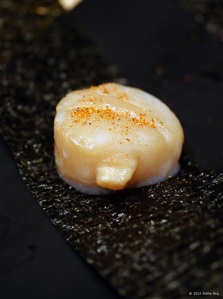 Sushi Kanda Grilled Scallops photo JapaneseDinnerBKKDec201302.jpg