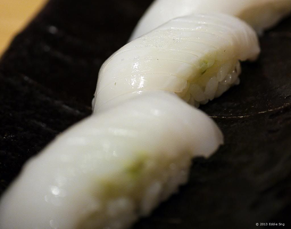 Sushi Kanda Squid Sushi photo JapaneseDinnerBKKDec201321.jpg
