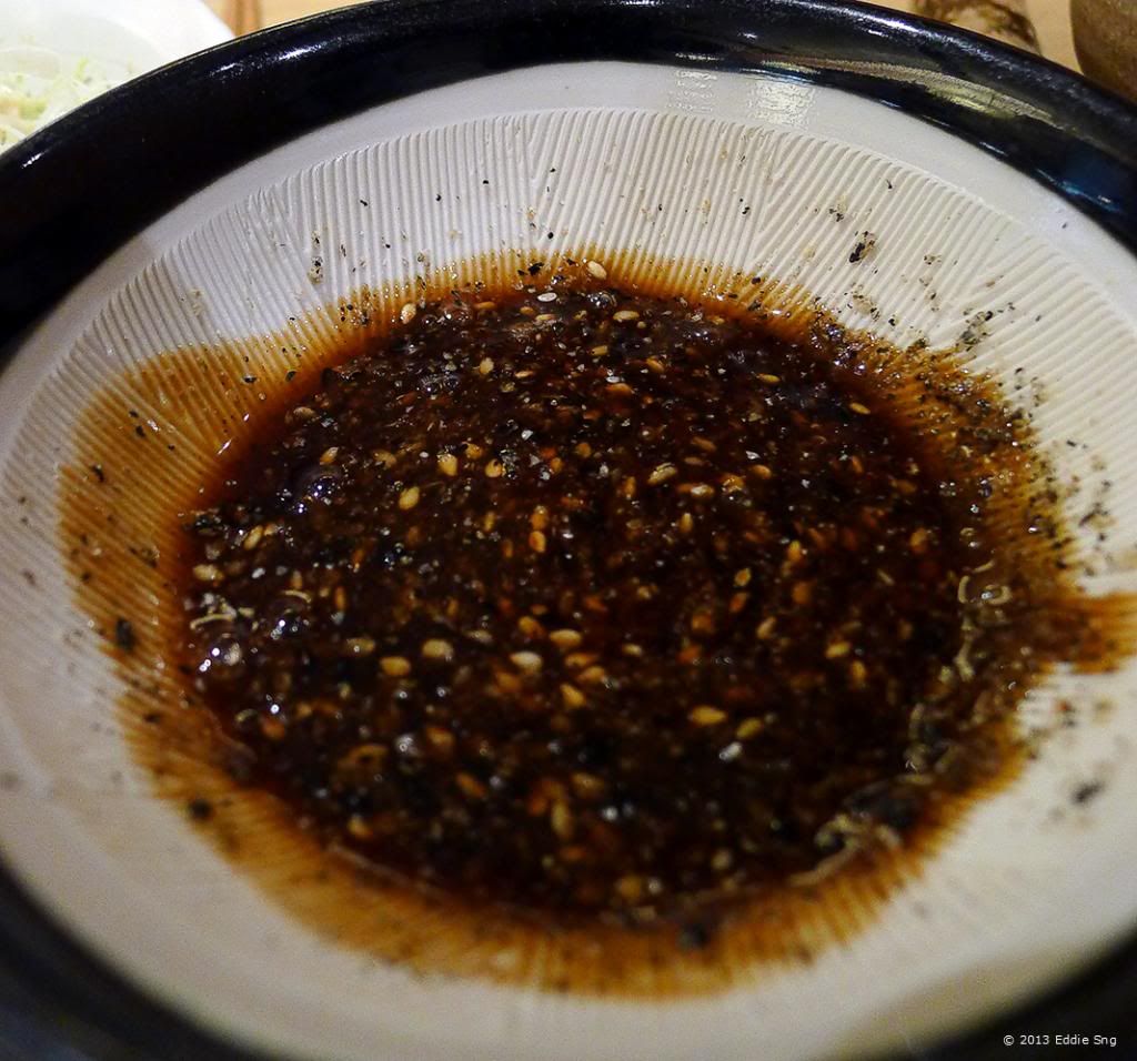 Grounded Sesame Seeds in Tonkatsu Sauce photo SabotenT1SesameSeeds03.jpg