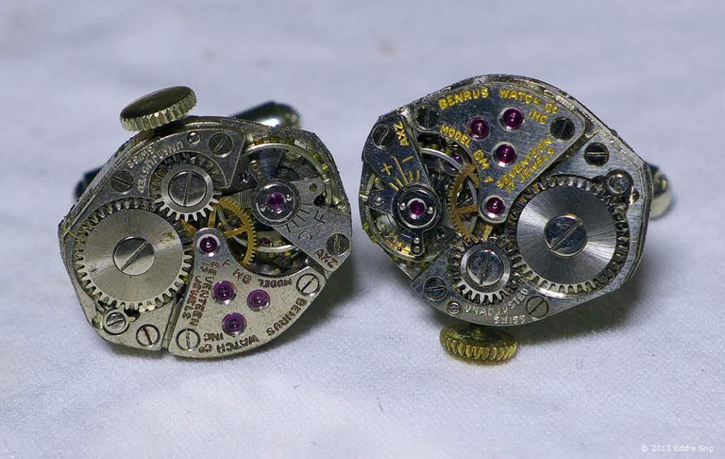 Bare Watch Movement Cufflinks Benrus photo BareWatchMovement17.jpg