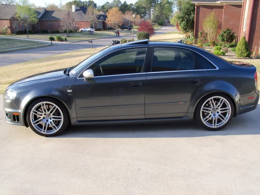 audi rs4 grey