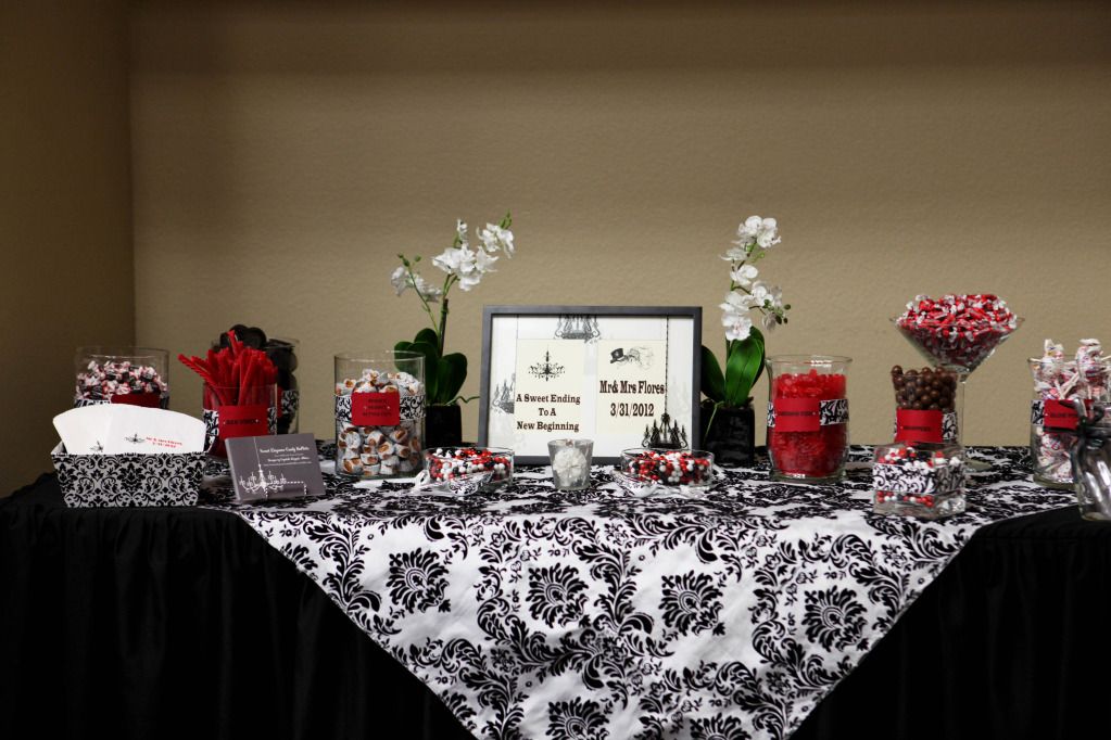 Each of our Sweet Elegance Candy Buffet packages is priced according to the