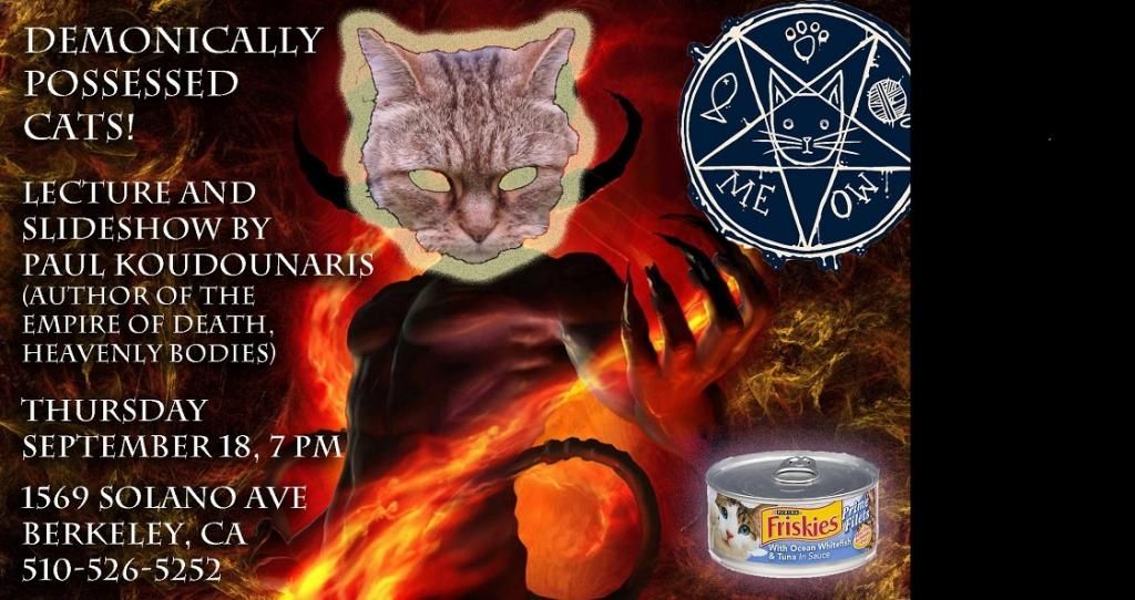 Demonically Possessed Cat Lecture At The Bone Room Berkeley