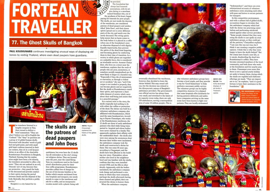 Fortean Times Bangkok Skulls