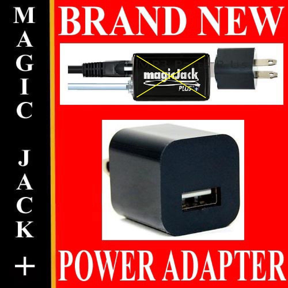 Replacement Power Supply Plug Adapter Fix For Majic Magic Jack Plus
