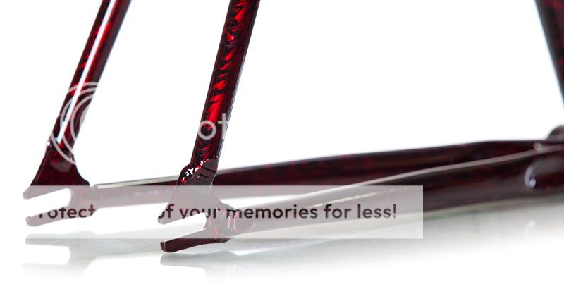   Cutter V6 Bicycle Frame 53CM OR 56CM Blood Splatter RED BLACK  