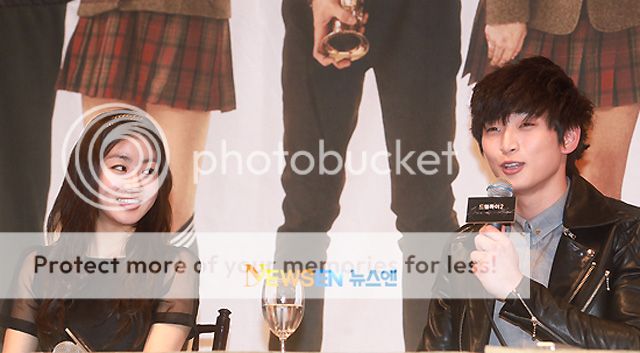 the youthful cast of "dream high 2" gathers for press conference