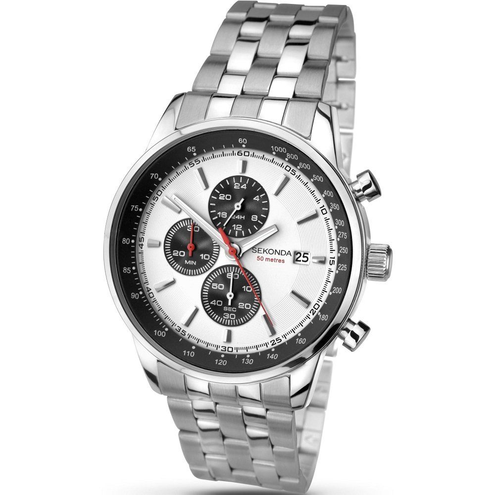 sekonda chronograph sports gents watch