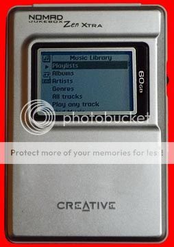 Creative Labs ZEN Nomad Jukebox Xtra Silver 60GB  WMA Media Player 