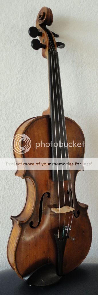 old violin geige viola cello fiddle violine fullsize F. BAUMGARTNER 